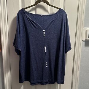 Casual Blue Top